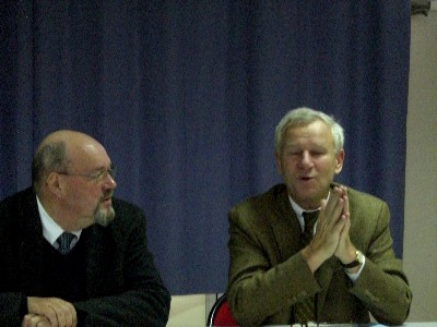 Alain Schmitz, président du Conseil Général des Yvelines, lors de son intervention